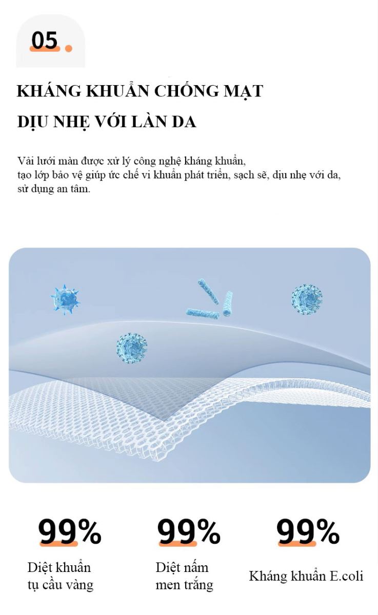 M&agrave;n chụp chống muỗi tự bung gấp gọn b&igrave;nh minh 12