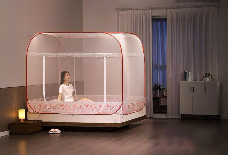 M&agrave;n chụp chống muỗi tự bung gấp gọn b&igrave;nh minh 16